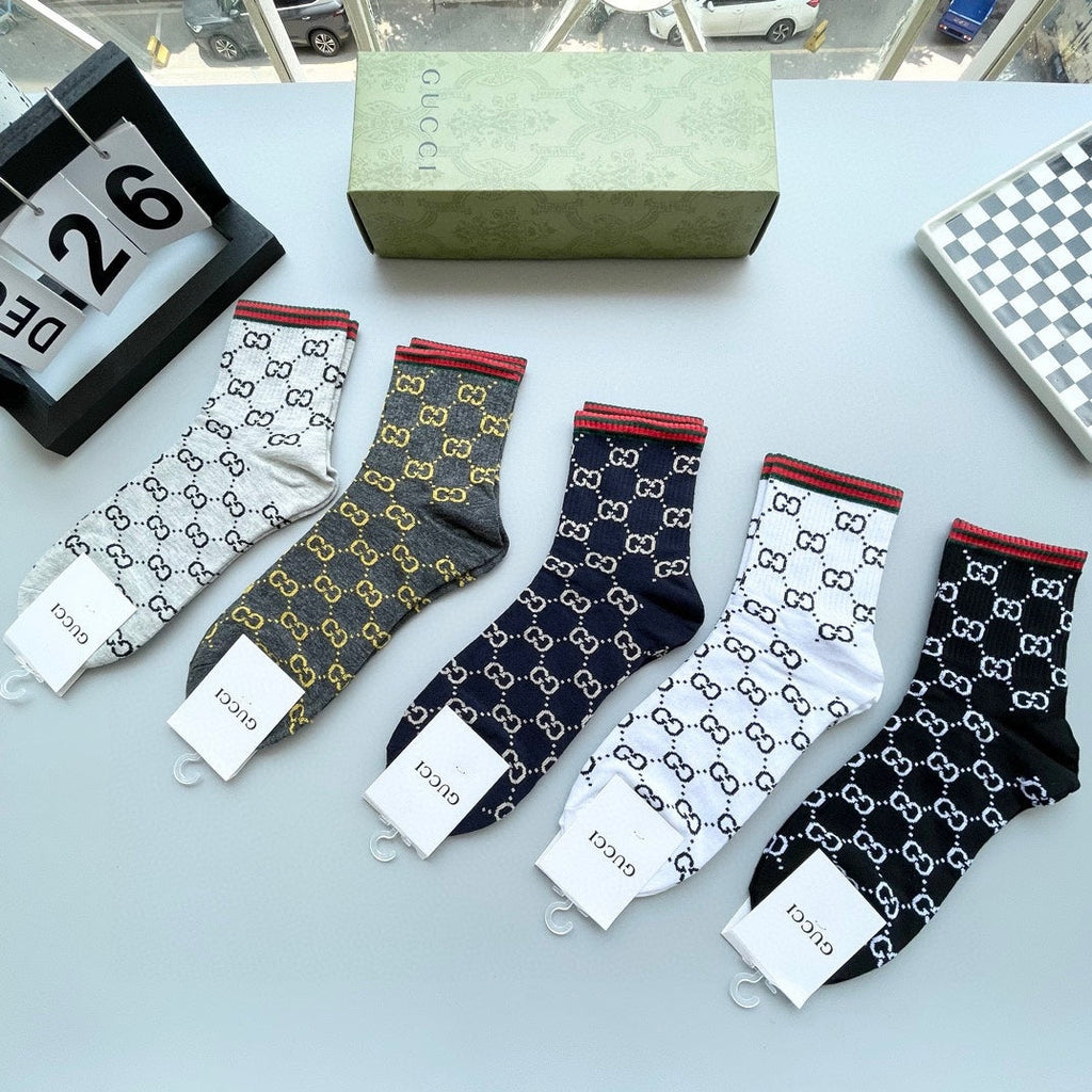 GUCCI LOW-CUT SOCKS 427540 (1 BOX)