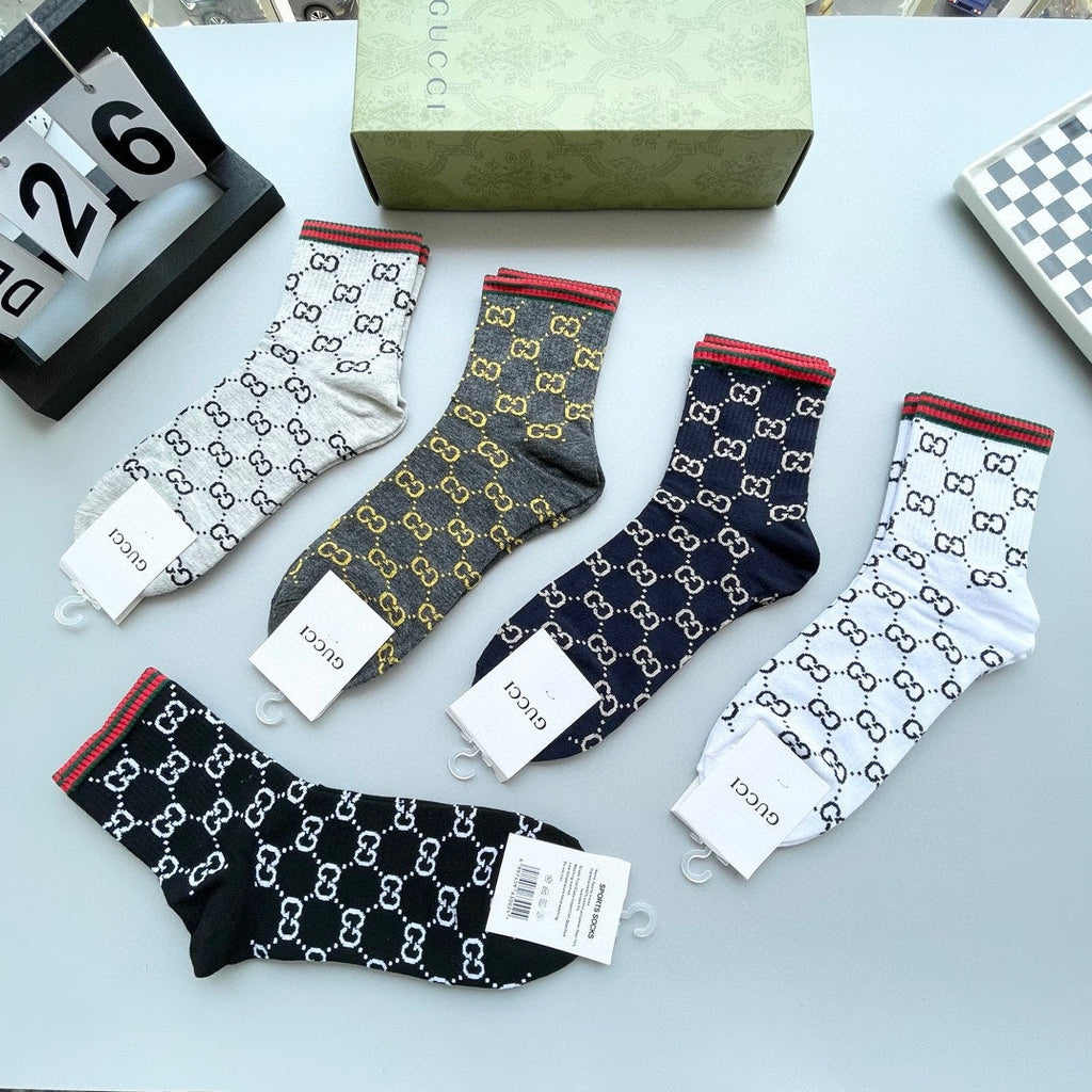 GUCCI LOW-CUT SOCKS 427540 (1 BOX)