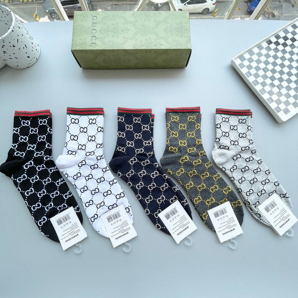 GUCCI LOW-CUT SOCKS 427540 (1 BOX)