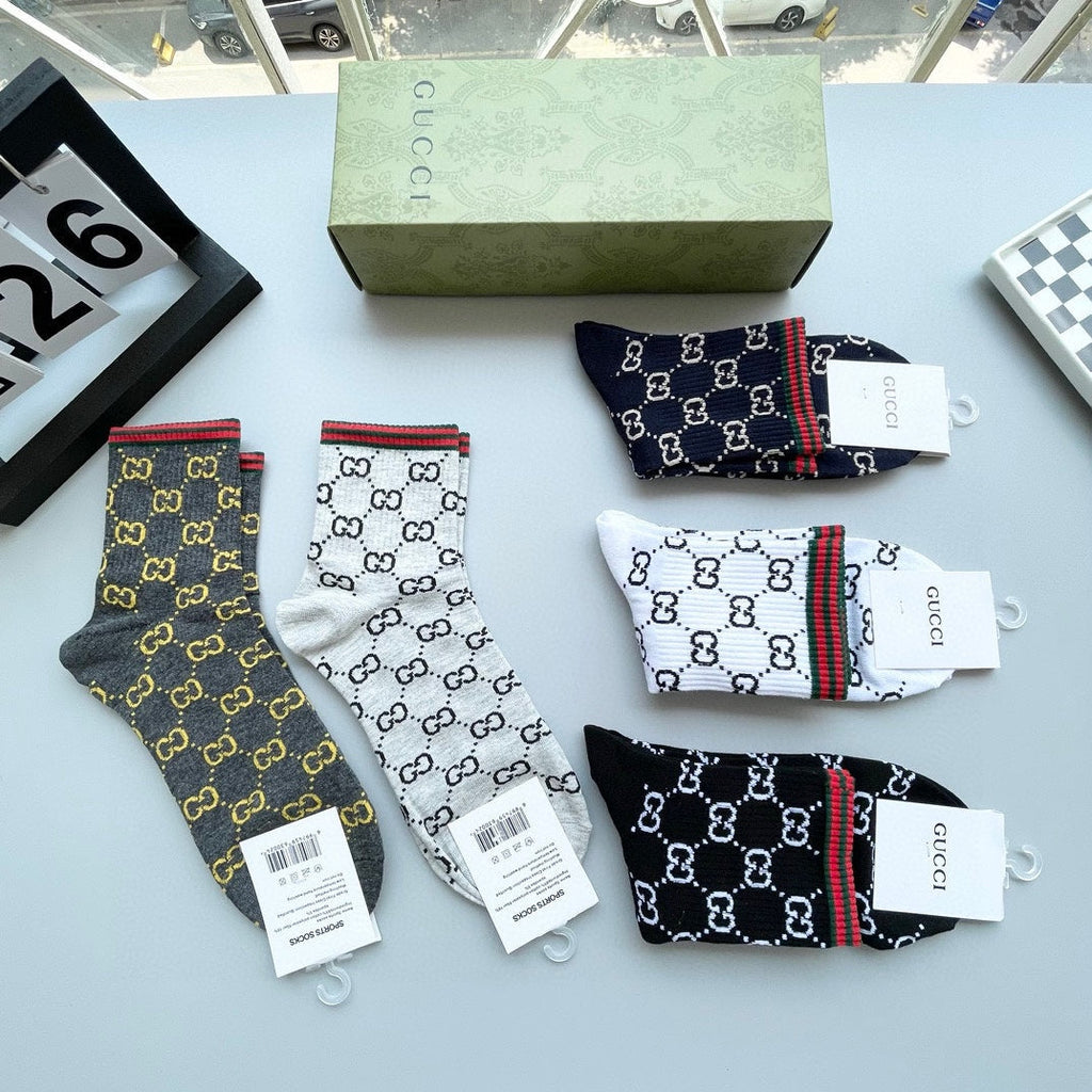 GUCCI LOW-CUT SOCKS 427540 (1 BOX)