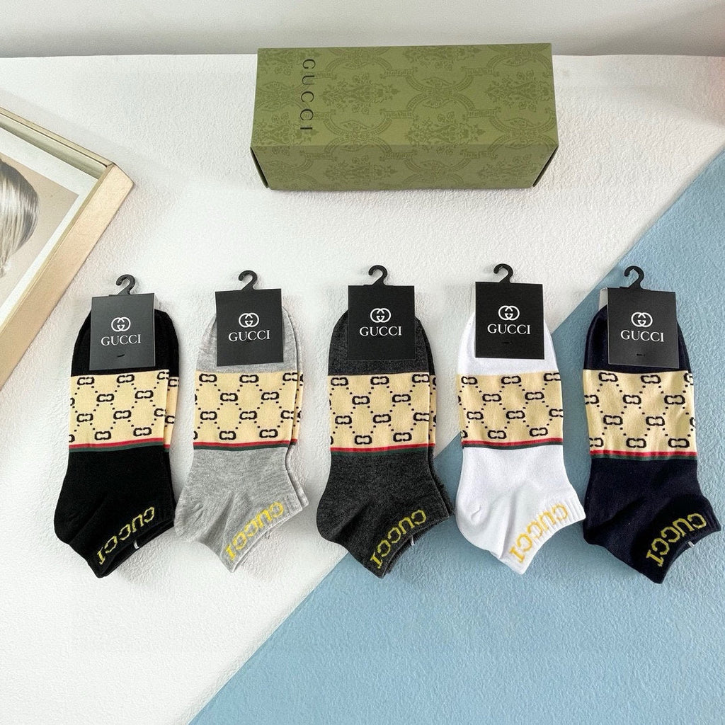 GUCCI ANKLE SOCKS 427549 (1 BOX)