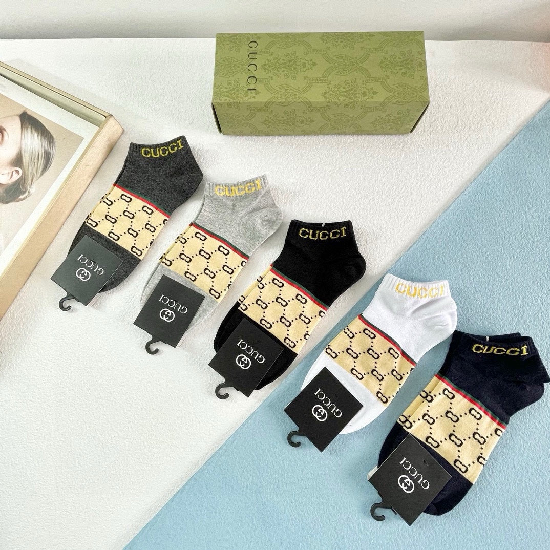 GUCCI ANKLE SOCKS 427549 (1 BOX)