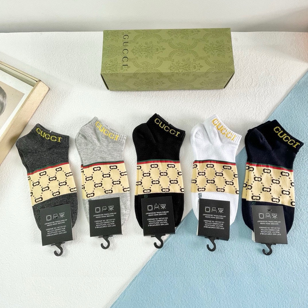 GUCCI ANKLE SOCKS 427549 (1 BOX)
