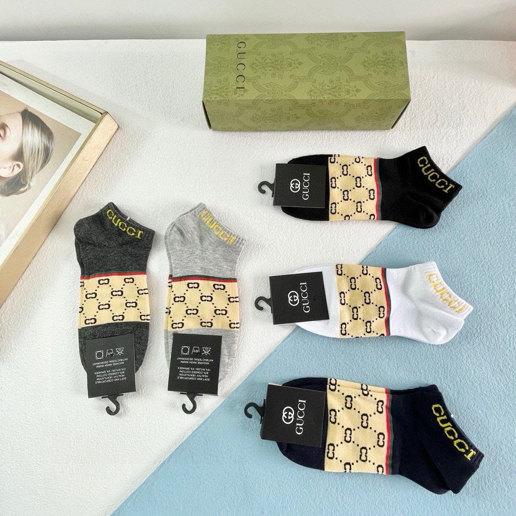 GUCCI ANKLE SOCKS 427549 (1 BOX)