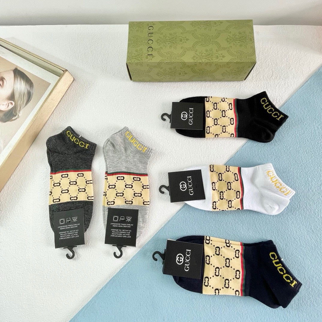 GUCCI ANKLE SOCKS 427549 (1 BOX)
