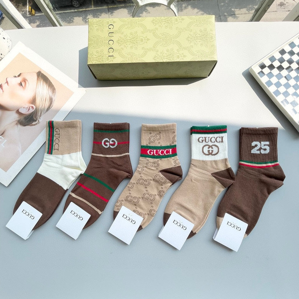 GUCCI LOW-CUT SOCKS 427550 (1 BOX)