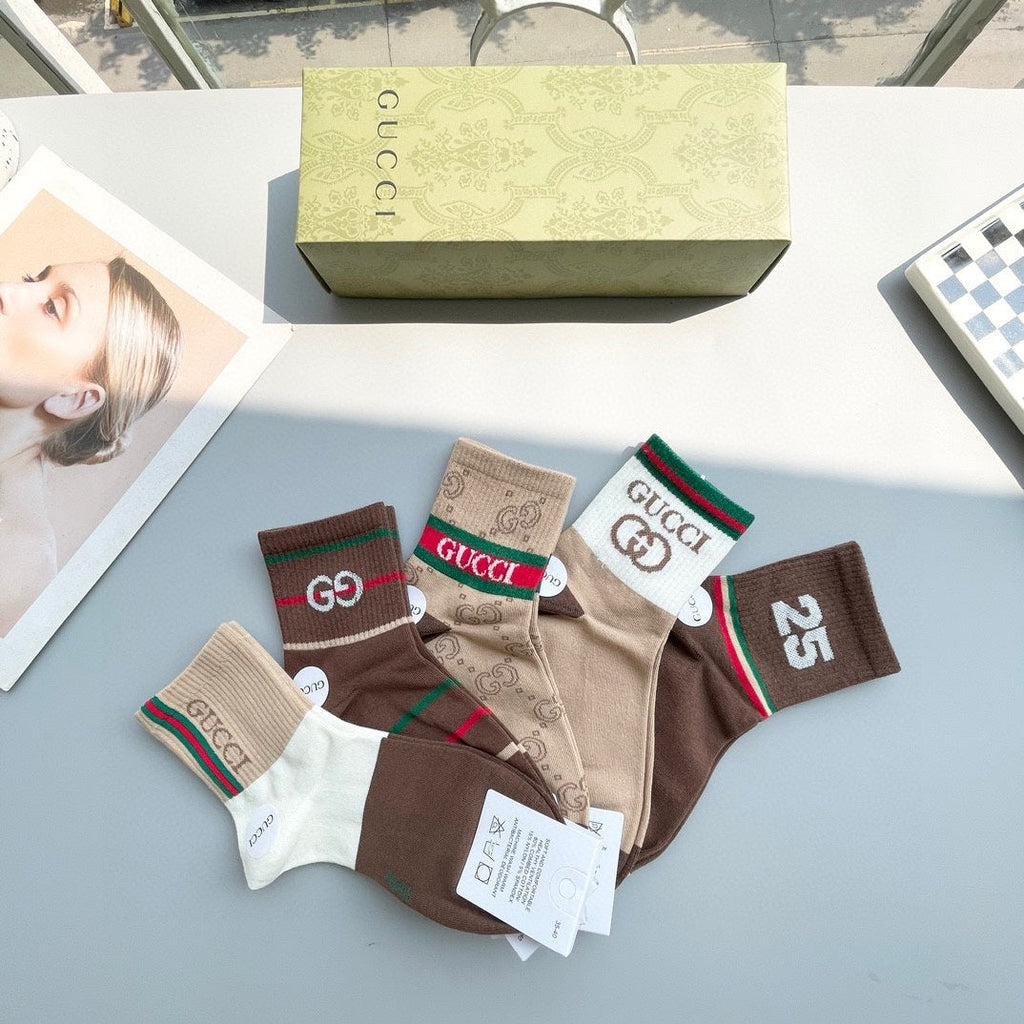 GUCCI LOW-CUT SOCKS 427550 (1 BOX)