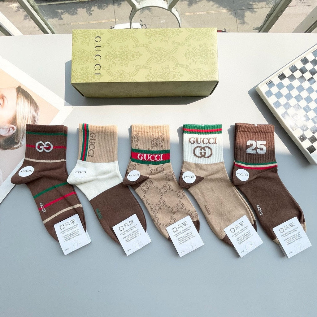 GUCCI LOW-CUT SOCKS 427550 (1 BOX)