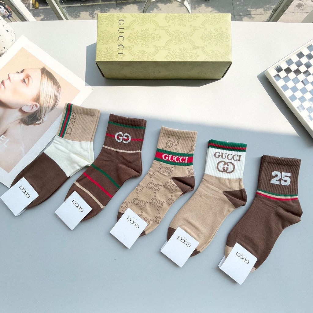 GUCCI LOW-CUT SOCKS 427550 (1 BOX)