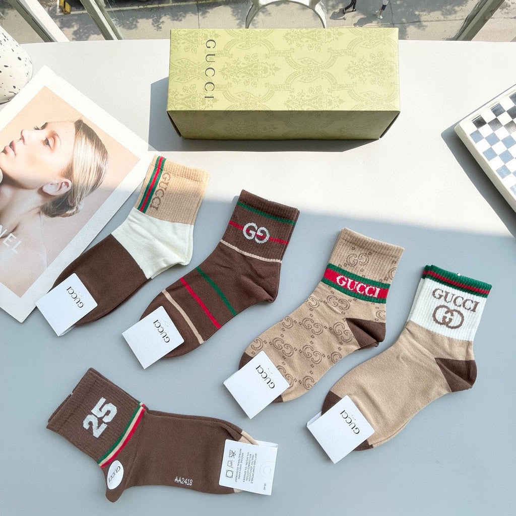 GUCCI LOW-CUT SOCKS 427550 (1 BOX)
