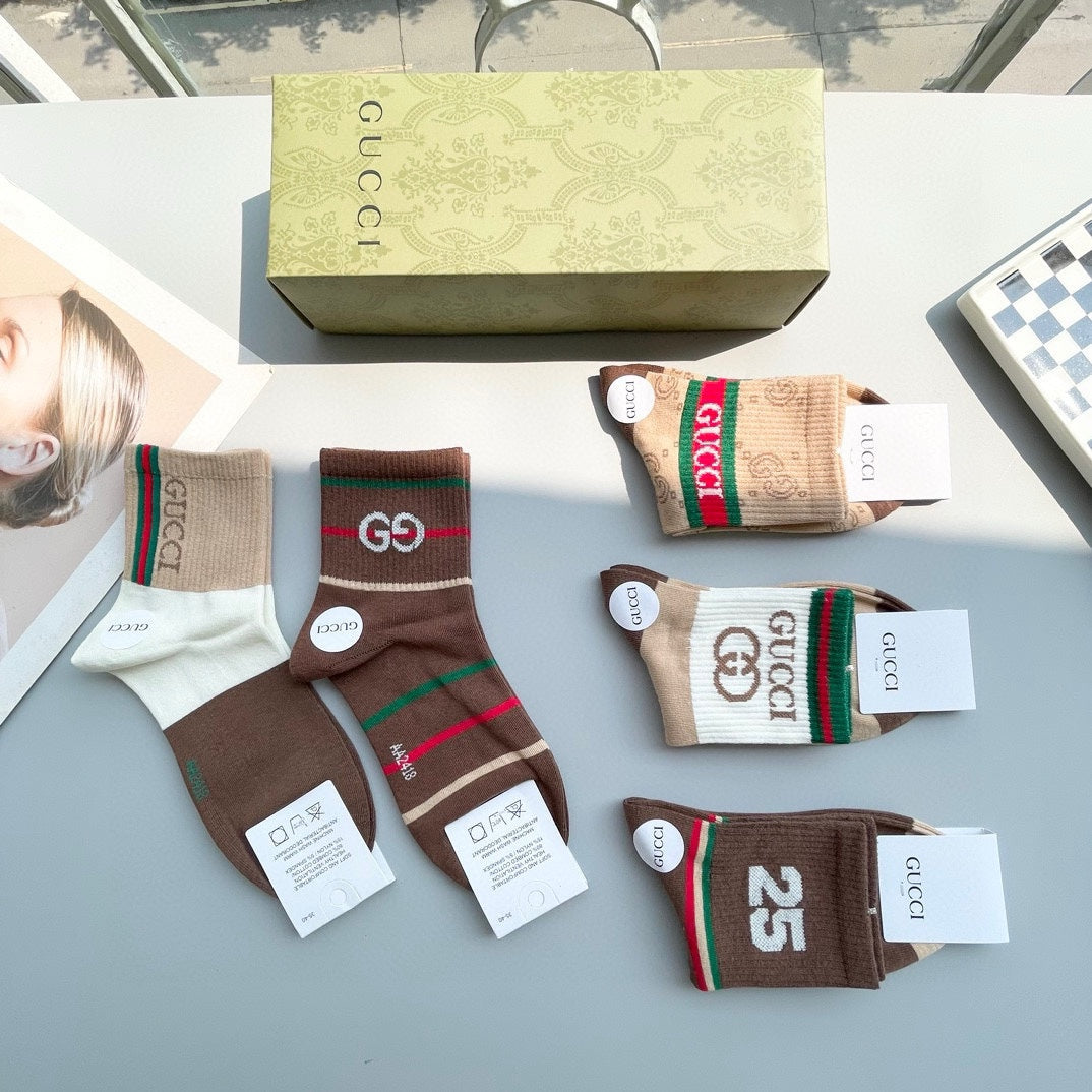 GUCCI LOW-CUT SOCKS 427550 (1 BOX)