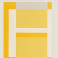 HERMES H RIVIERA BLANKET 200 CM IN CLASSIC YELLOW WOOL AND CASERE 136855