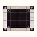HERMES AVALON III THROW BLANKET 175 CM IN BLACK WOOL AND CASERE 351744