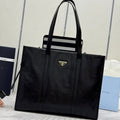 PRADA TOTE BAG 39 IN BLACK SMOOTH CALFSKIN