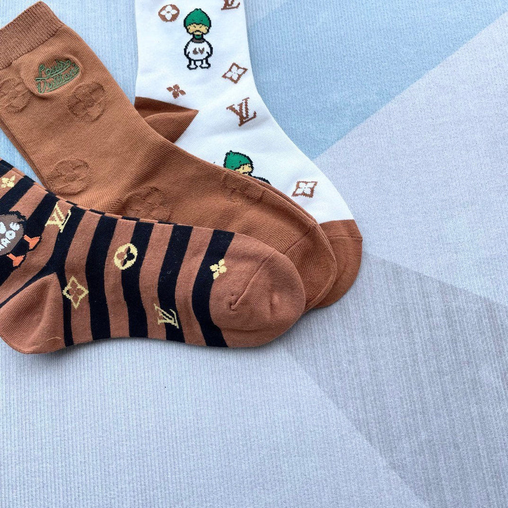 LOUIS VUITTON CREW SOCKS 212352 (1 BOX)