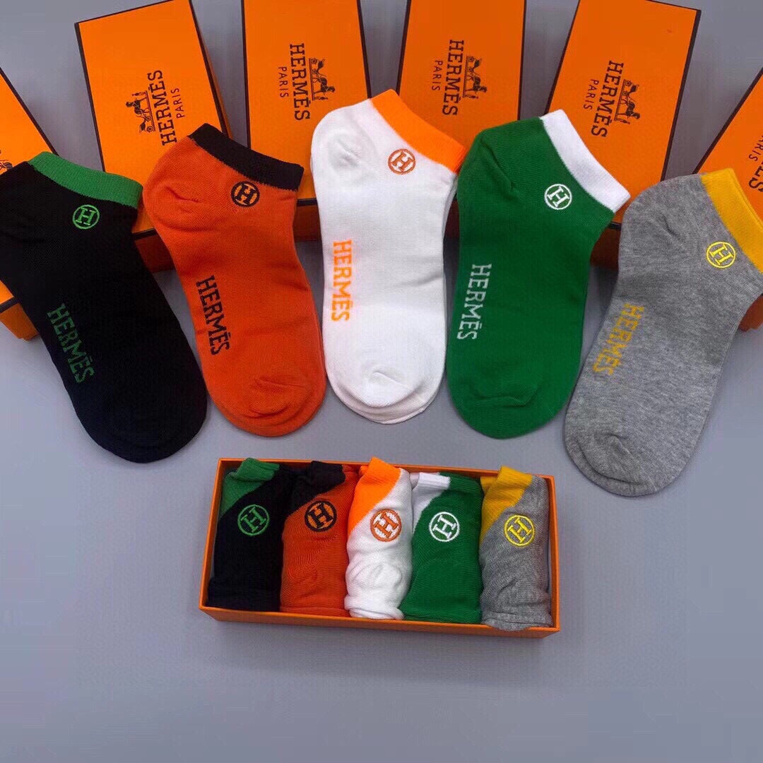 HERMES FLAT SOCKS 128214 (1 BOX)
