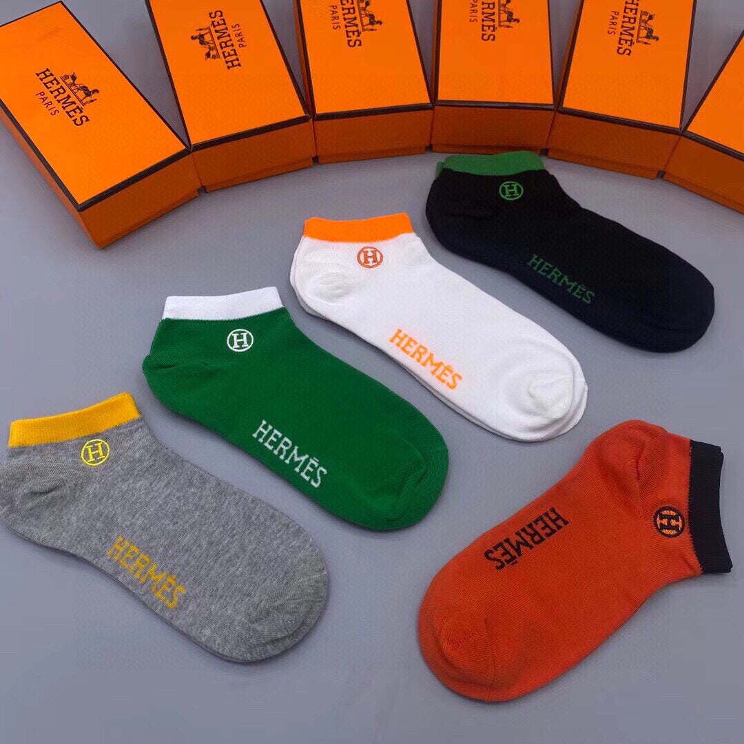 HERMES FLAT SOCKS 128214 (1 BOX)