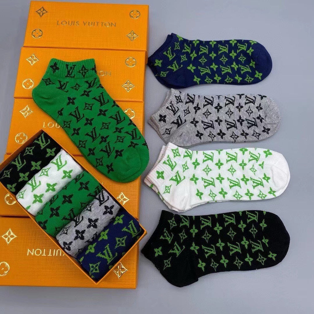 LOUIS VUITTON LOW-CUT SOCKS 202308 (1 BOX)