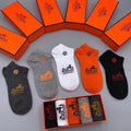 HERMES LOW-CUT SOCKS 102665 (1 BOX)