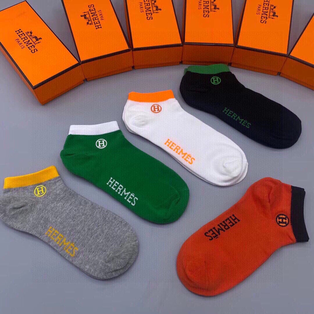 HERMES LOW-CUT SOCKS 193244 (1 BOX)