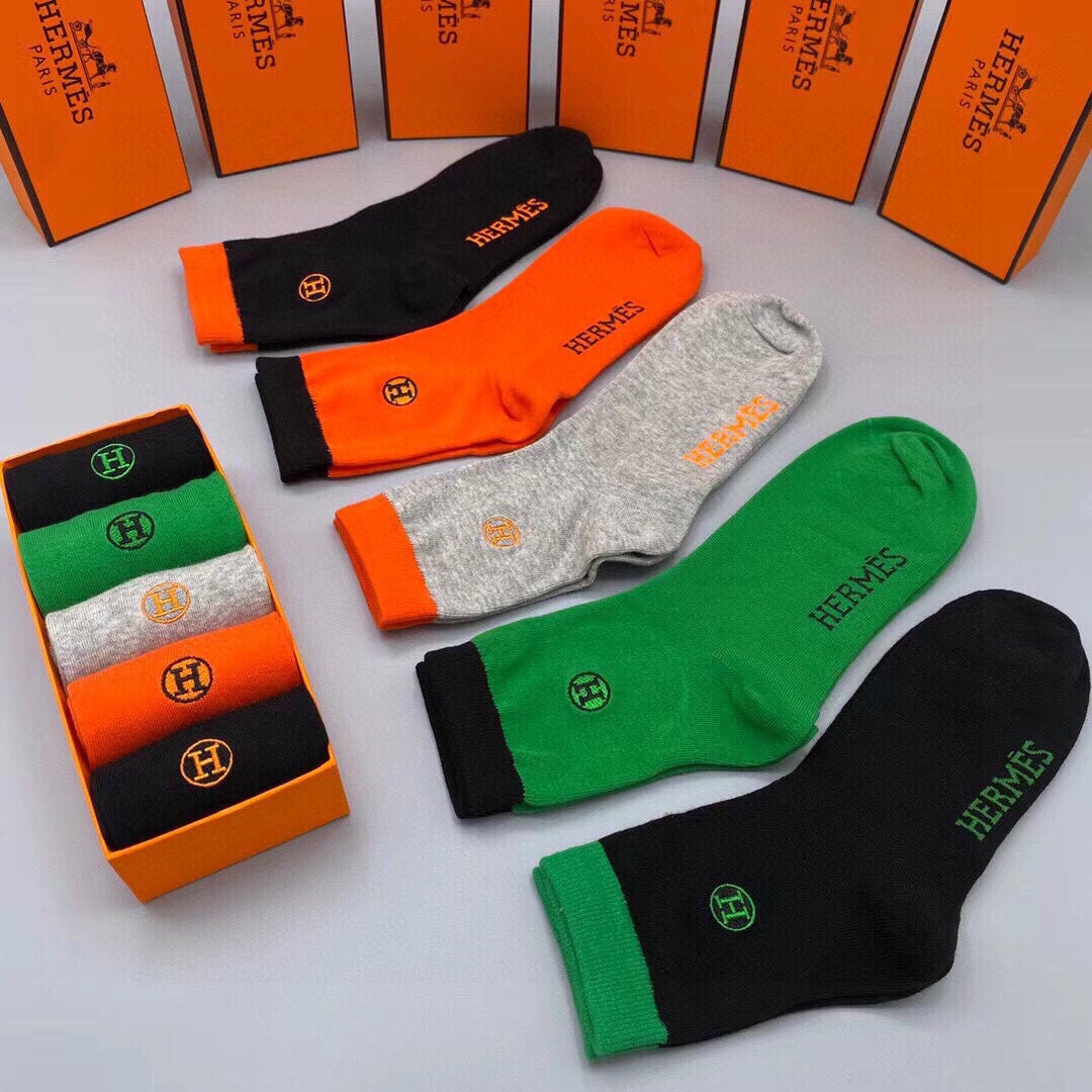 HERMES LOW-CUT SOCKS 197762 (1 BOX)