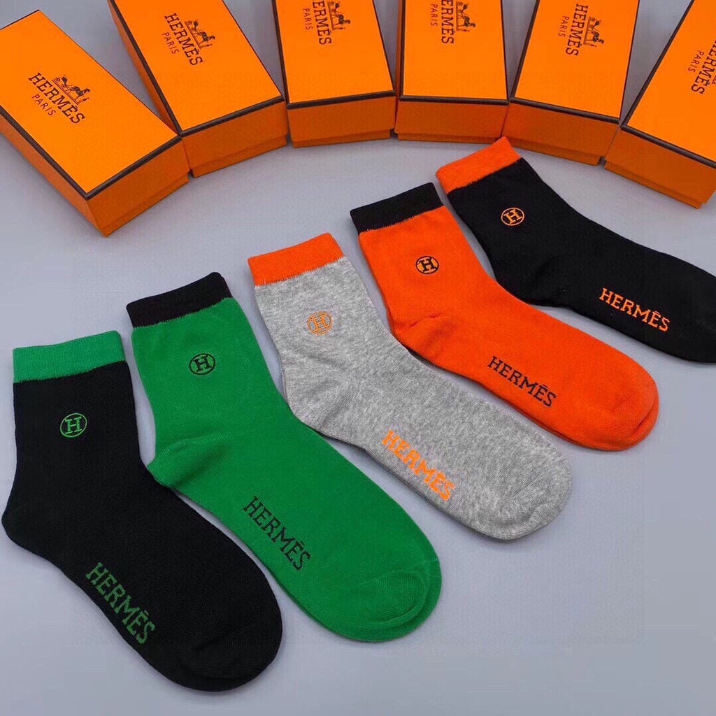 HERMES LOW-CUT SOCKS 197762 (1 BOX)