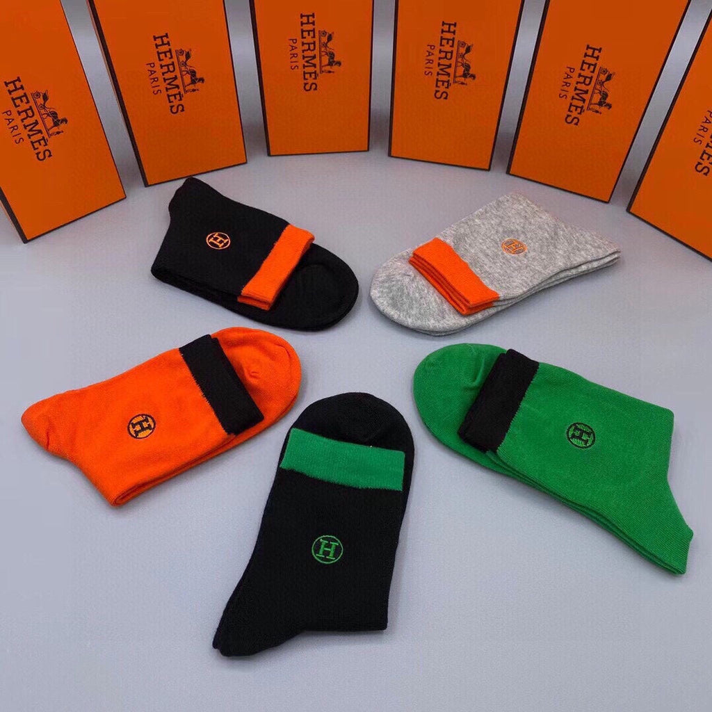 HERMES LOW-CUT SOCKS 197762 (1 BOX)