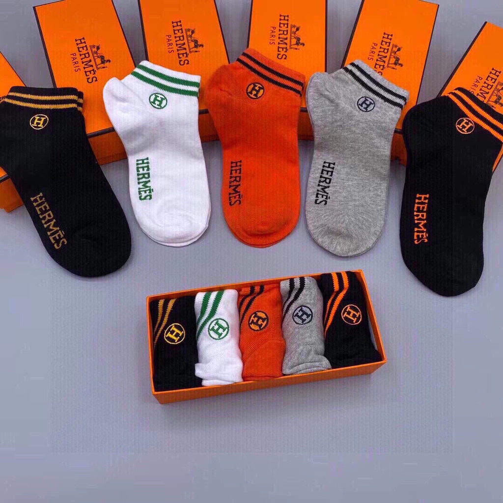 HERMES LOW-CUT SOCKS 241334 (1 BOX)