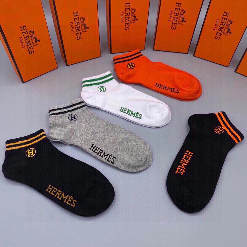 HERMES LOW-CUT SOCKS 241334 (1 BOX)
