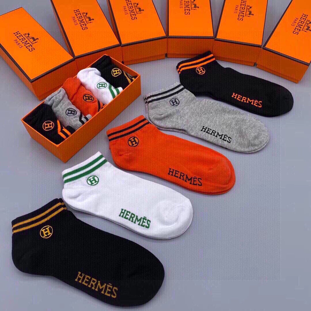 HERMES LOW-CUT SOCKS 241334 (1 BOX)