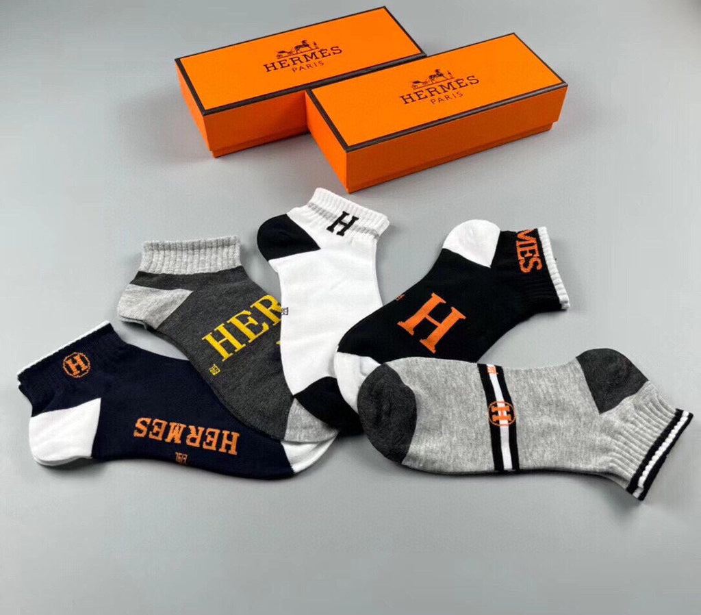 HERMES LOW-CUT SOCKS 241344 (1 BOX)