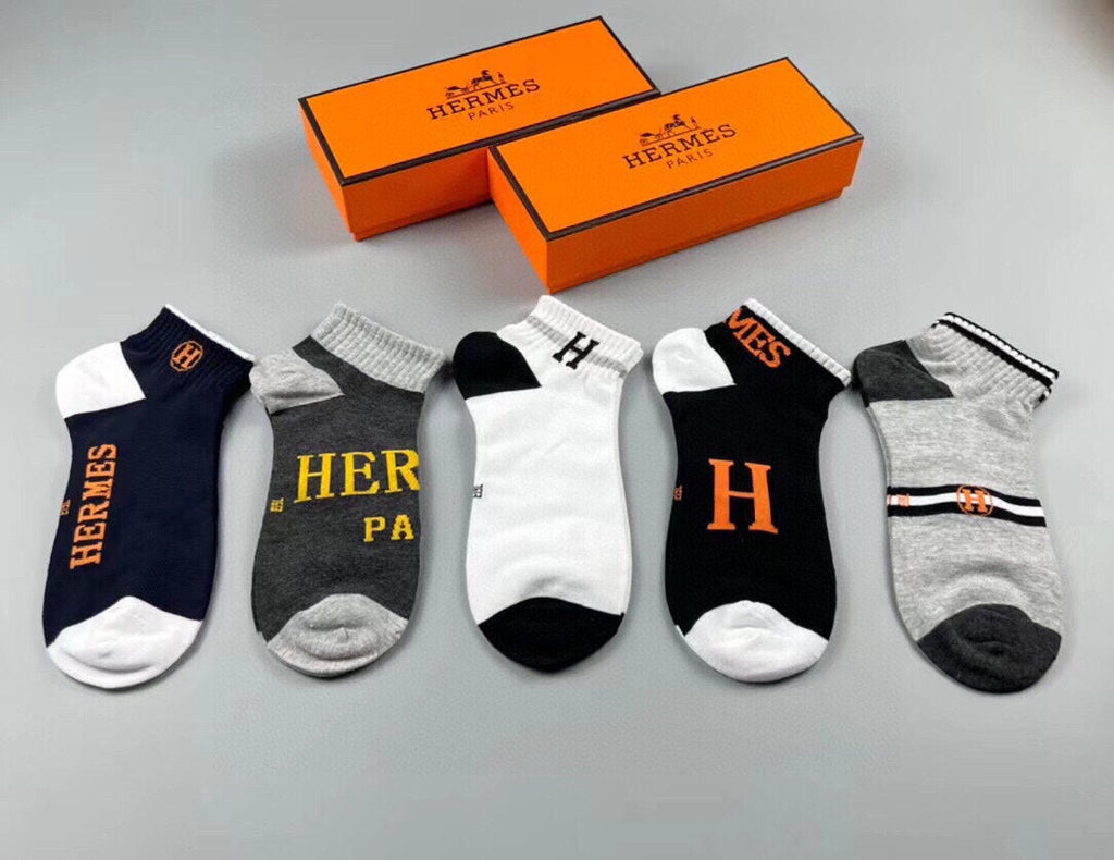 HERMES LOW-CUT SOCKS 241344 (1 BOX)