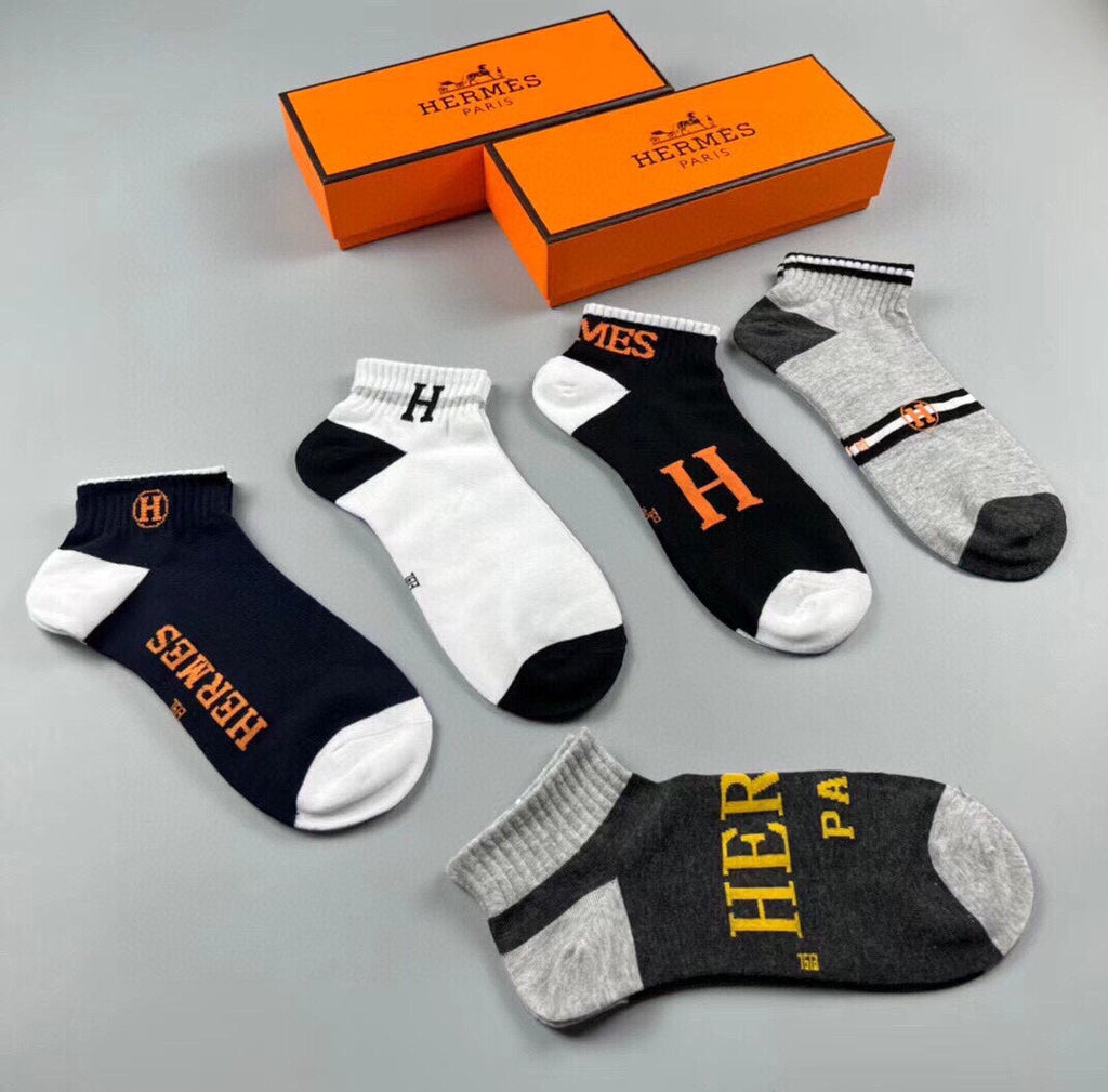 HERMES LOW-CUT SOCKS 241344 (1 BOX)