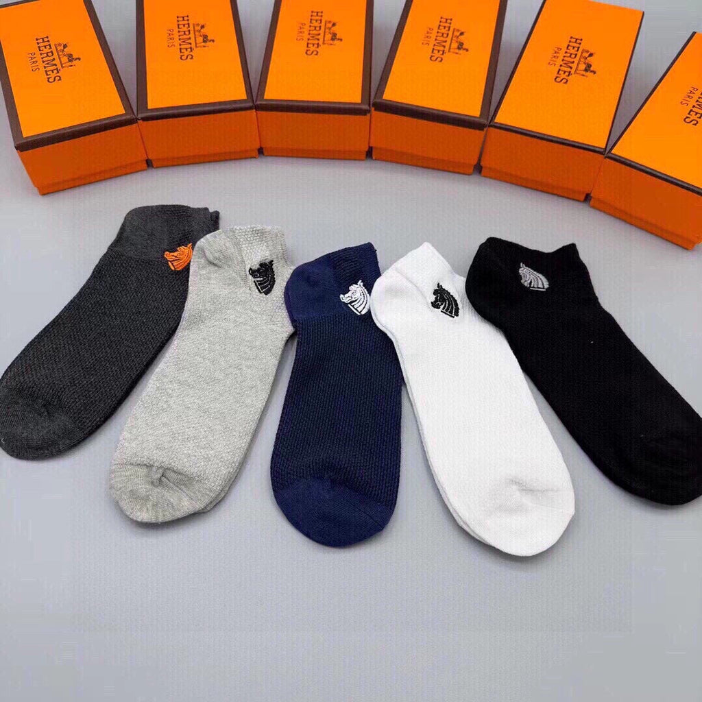HERMES LOW-CUT SOCKS 285782 (1 BOX)