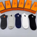HERMES LOW-CUT SOCKS 285782 (1 BOX)