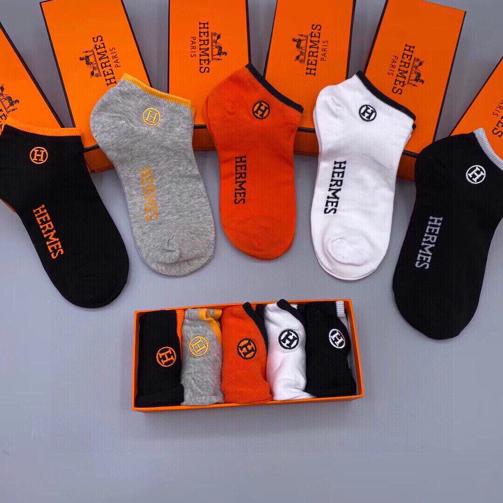 HERMES FLAT SOCKS 289477 (1 BOX)