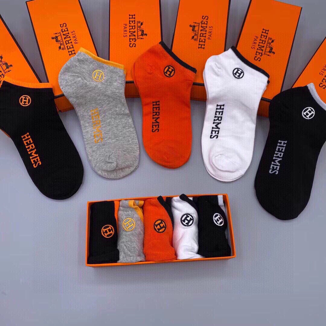 HERMES FLAT SOCKS 289477 (1 BOX)