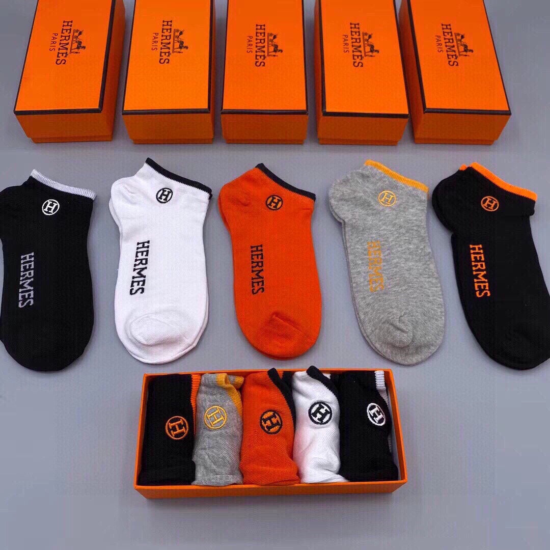 HERMES FLAT SOCKS 289477 (1 BOX)