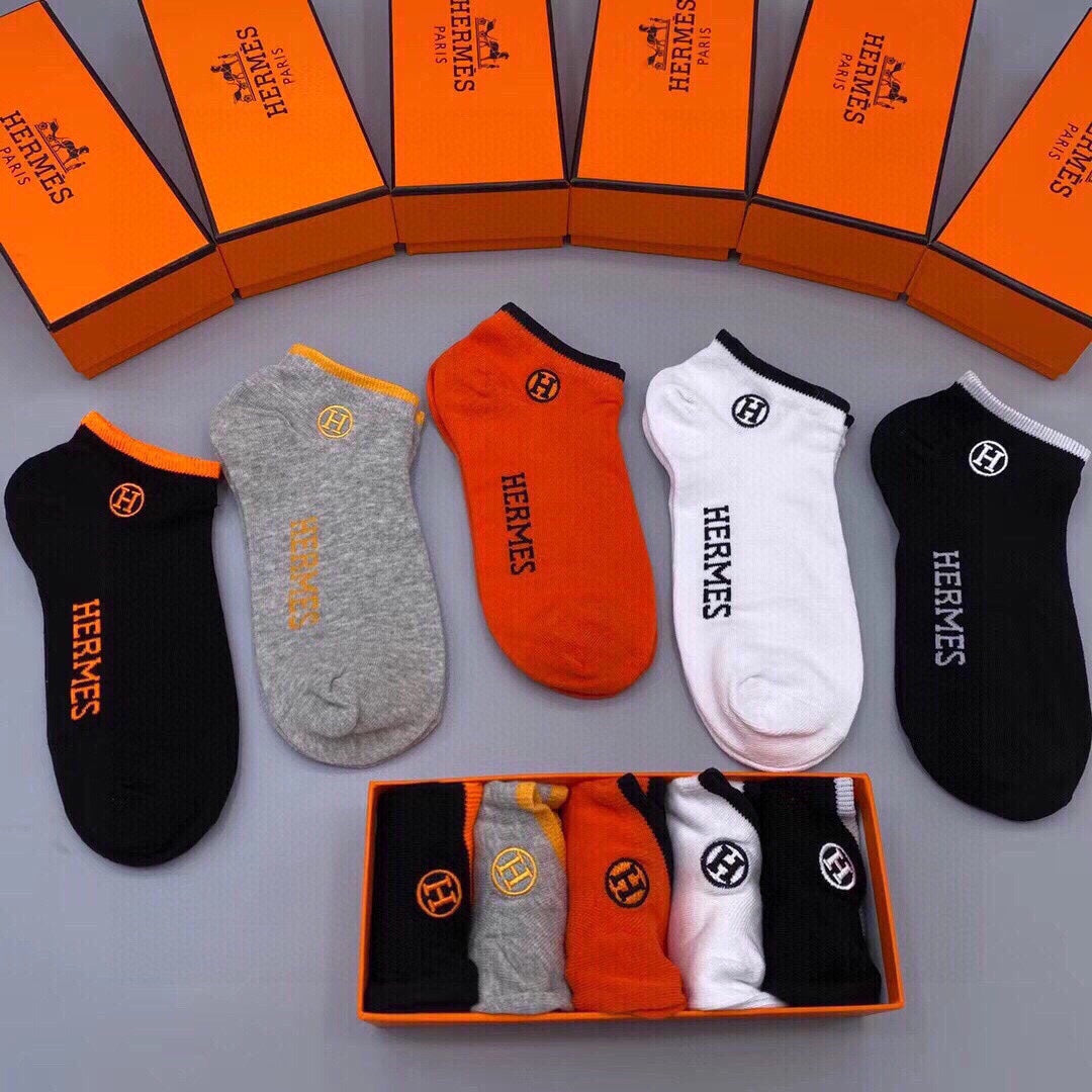 HERMES FLAT SOCKS 289477 (1 BOX)