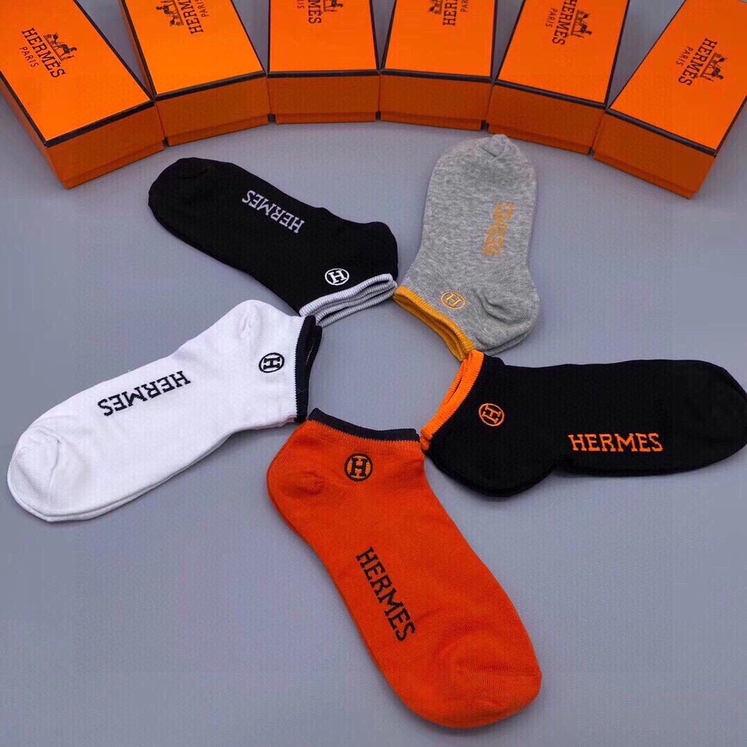 HERMES FLAT SOCKS 289477 (1 BOX)
