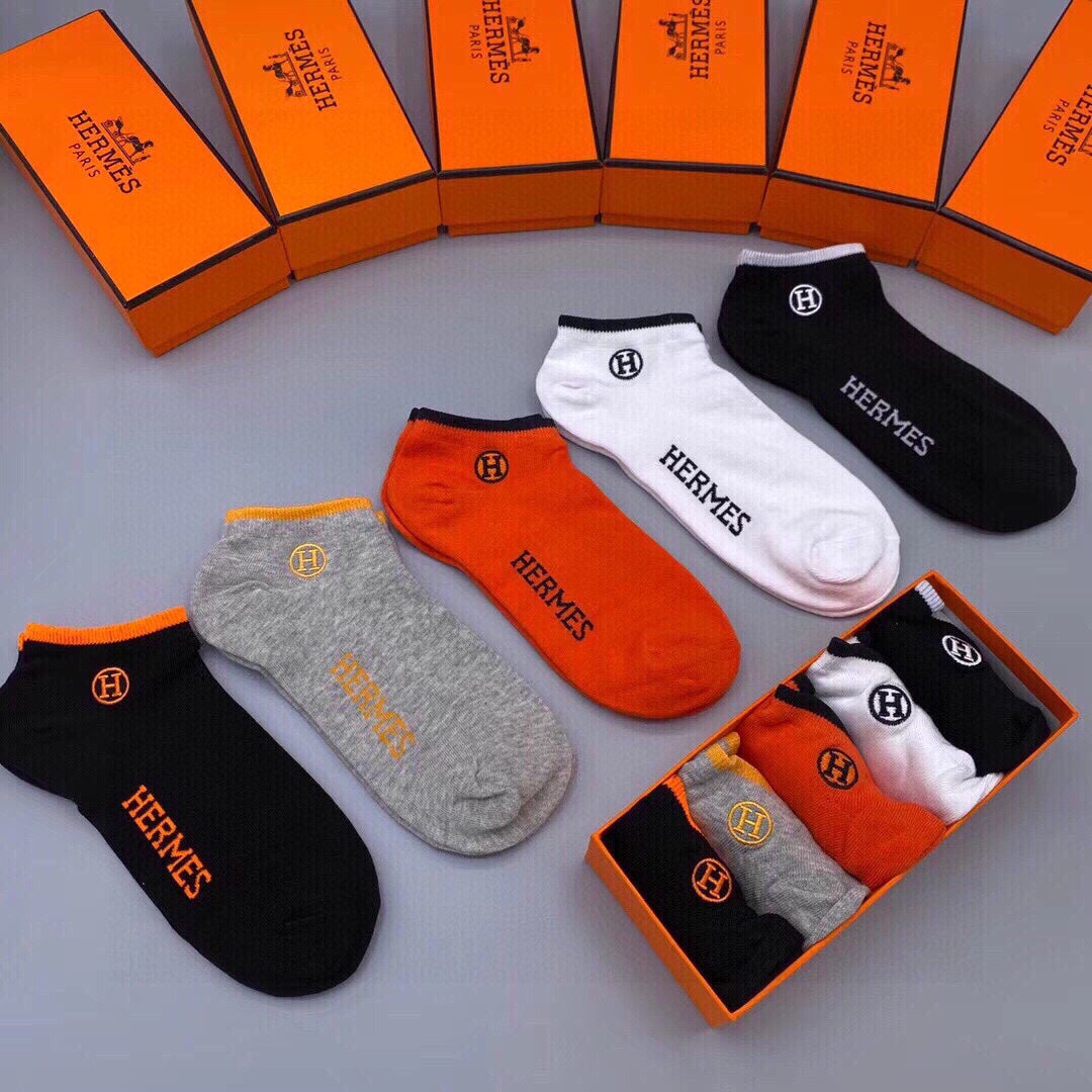 HERMES FLAT SOCKS 289477 (1 BOX)