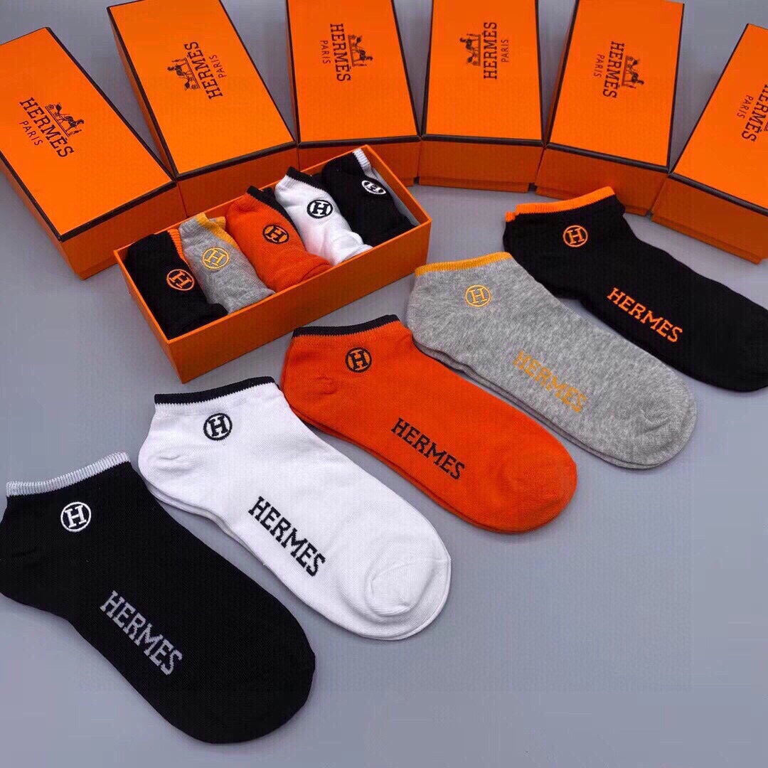 HERMES FLAT SOCKS 289477 (1 BOX)