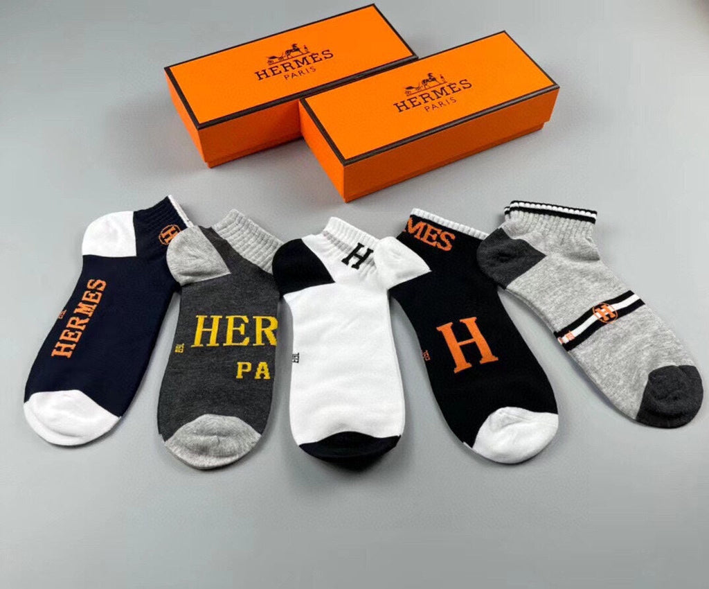 HERMES LOW-CUT SOCKS 291041 (1 BOX)
