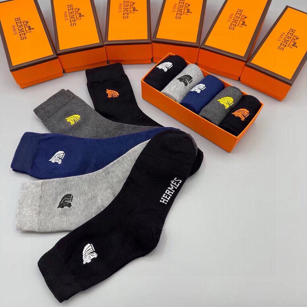 HERMES LOW-CUT SOCKS 403143 (1 BOX)