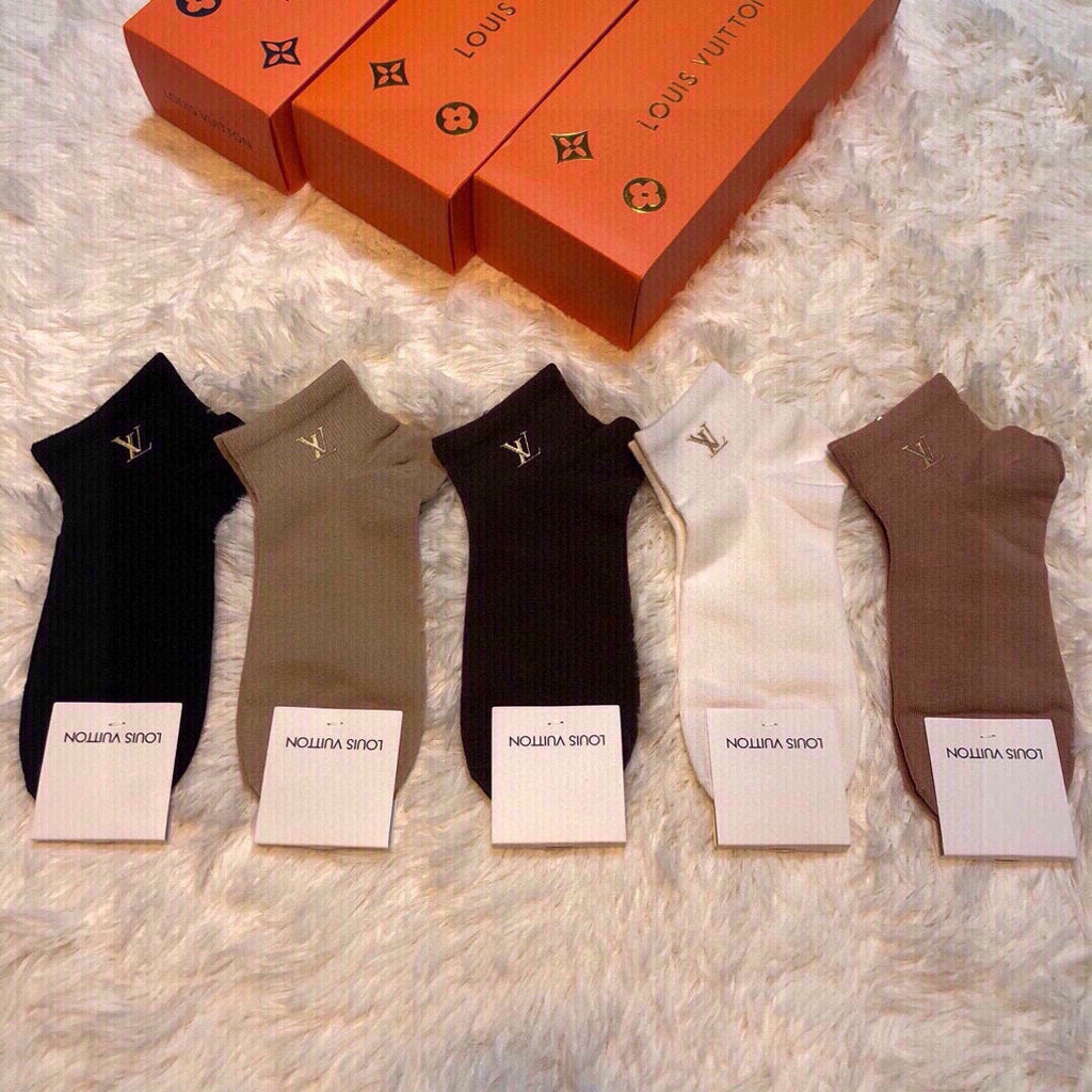 LOUIS VUITTON LOW-CUT SOCKS 414621 (1 BOX)