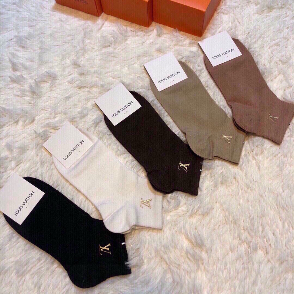 LOUIS VUITTON LOW-CUT SOCKS 414621 (1 BOX)