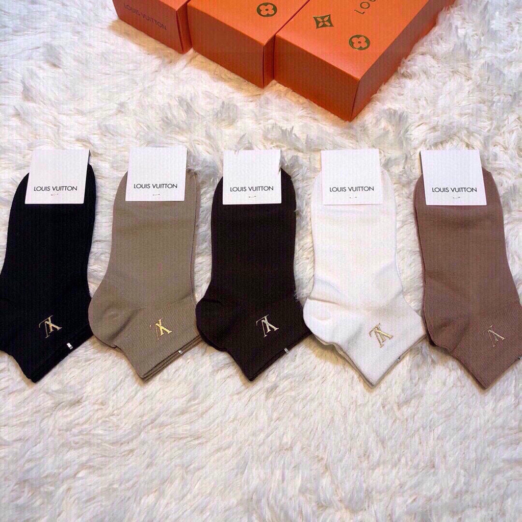 LOUIS VUITTON LOW-CUT SOCKS 414621 (1 BOX)