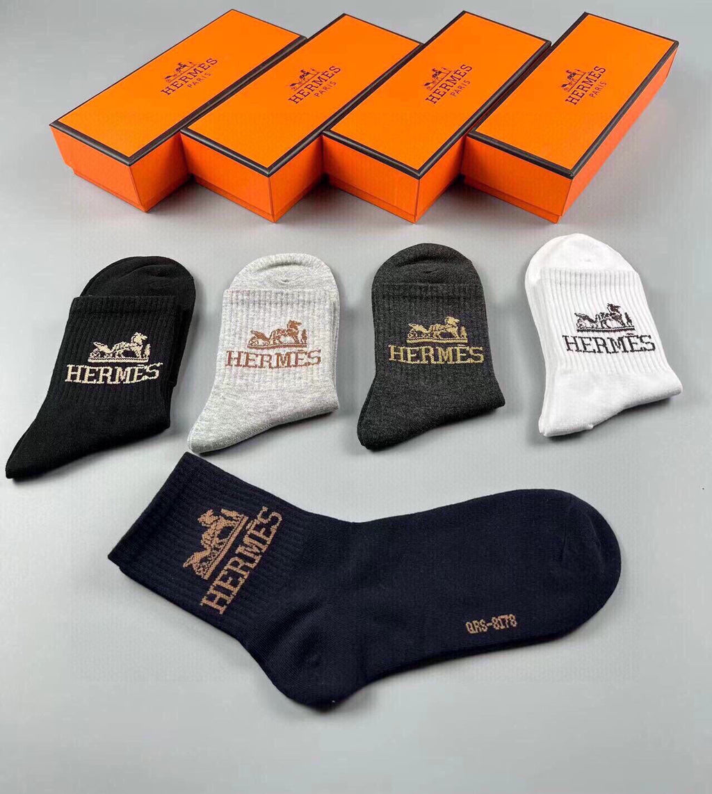 HERMES LOW-CUT SOCKS 423875 (1 BOX)