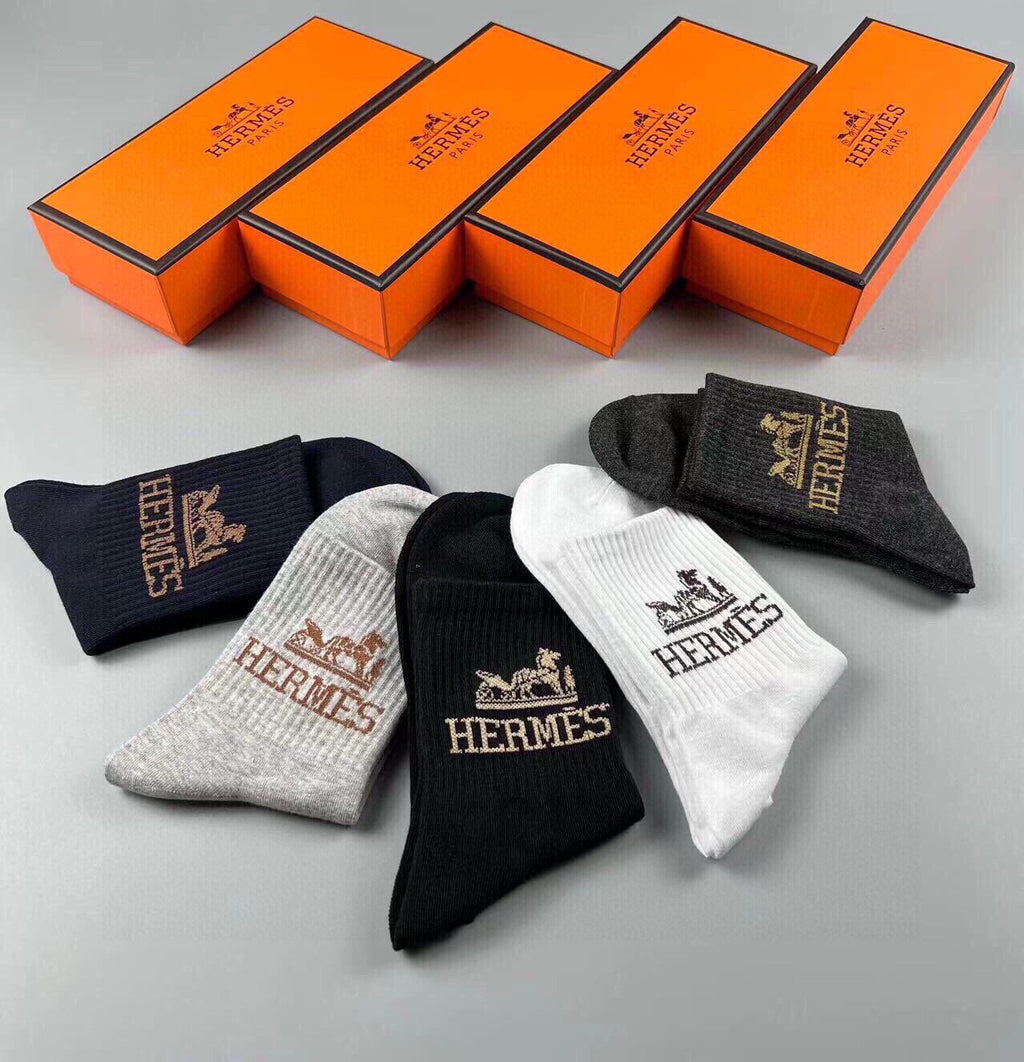 HERMES LOW-CUT SOCKS 423875 (1 BOX)