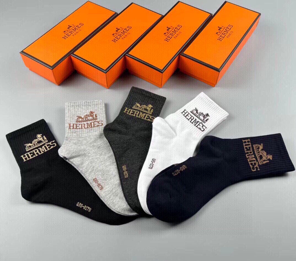 HERMES LOW-CUT SOCKS 423875 (1 BOX)